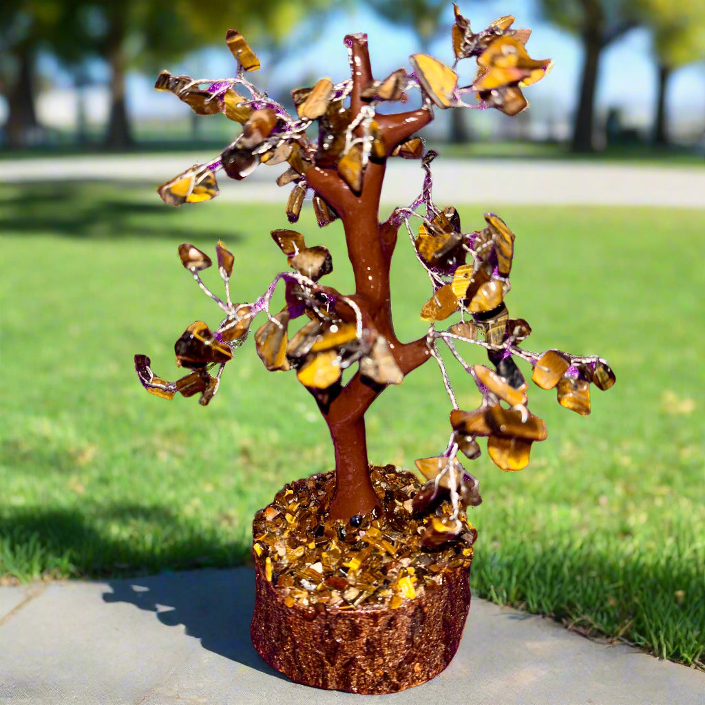 Tiger Eye Gem Tree