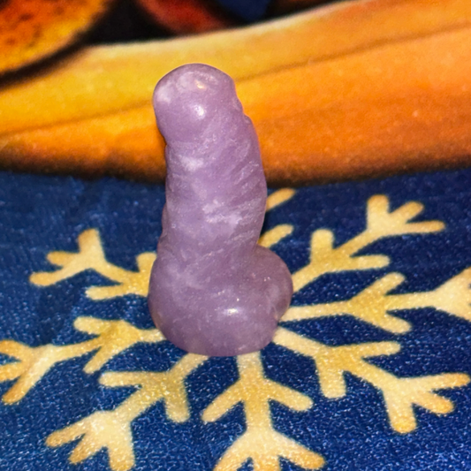 Amethyst Phallus Carving