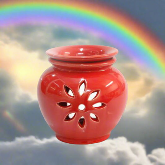 Ceramic Flower Oil Burner