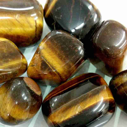 Gold Tiger Eye Tumbled Stone