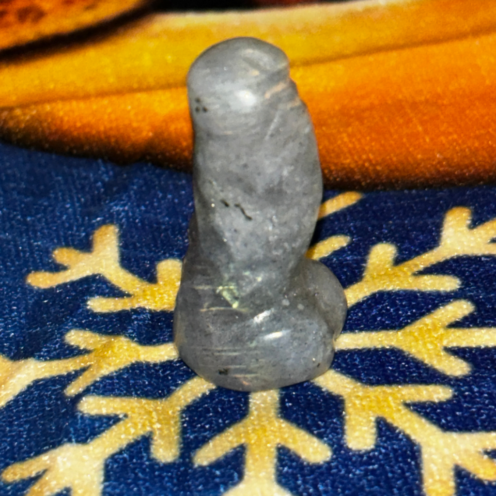 Labradorite Phallus Carving