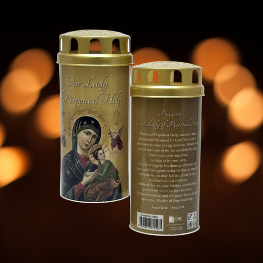 Our Lady of Perpetual Help LED Devotional Candle