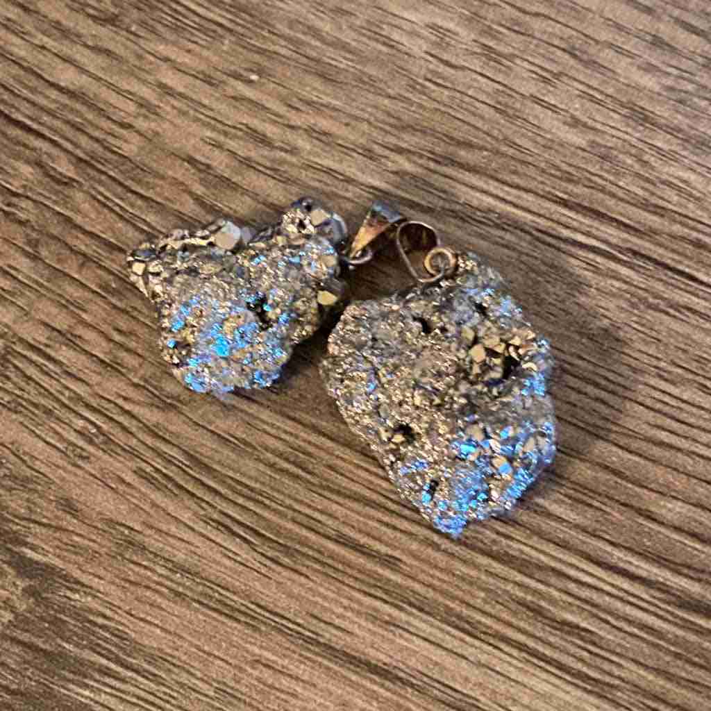 Pyrite Cluster Pendant