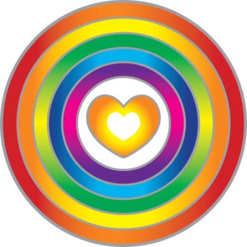 Rainbow Heart Sunseal
