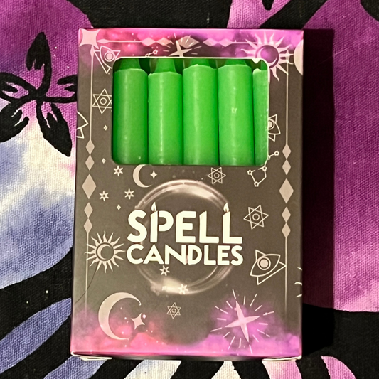 Green Spell Candles
