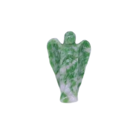 Tree Agate Angel Figurine