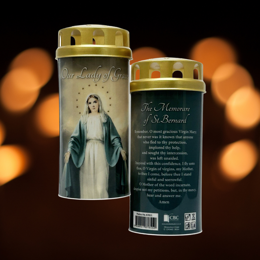 Our Lady of Grace LED Devotional Candle